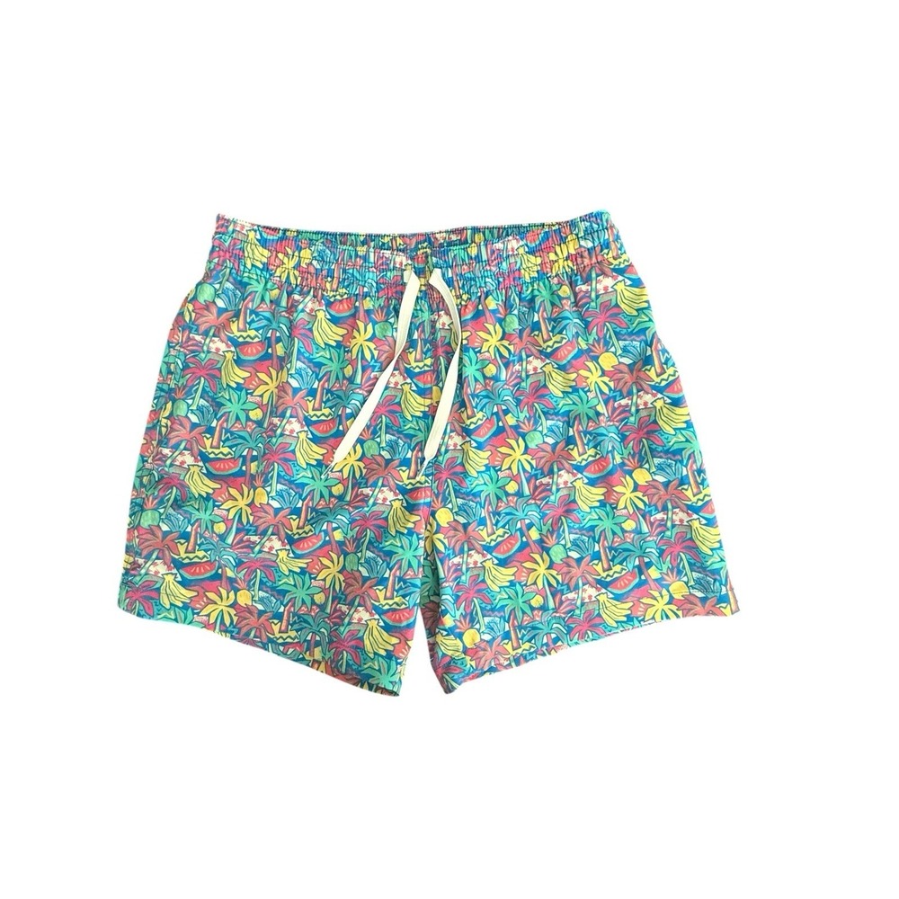 Chubbies Mens Swim Shorts The Tropical Bunches 5.5" inseam Mesh Liner Medium